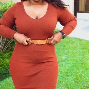 XL Forever 21 Sweater Dress W/Belt